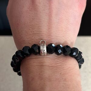 Thomas Sabo Black Beaded Bracelet